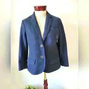 Abercrombie &  Fitch navy wool blazer size large.